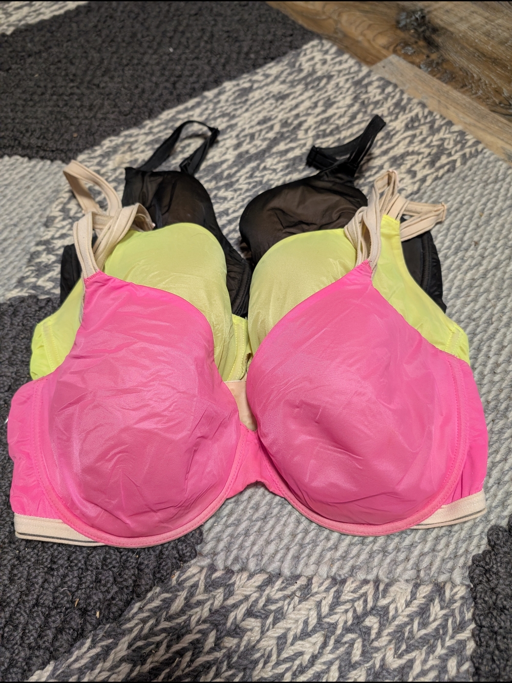 Victoria's Secret Unlined T-shirt Bras 3-Pack 34DD/32DDD